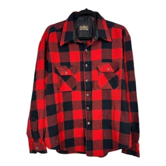Sportswear Other - Vintage Sportswear buffalo plaid button down shirt size XL